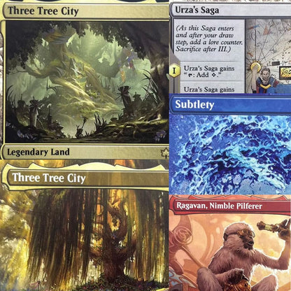 SLD MH2 HOLO7-002 cartas mágicas Simian Spirit Guide Tcg proxy Teferi's Protection Three Tree City fetch lands gathering