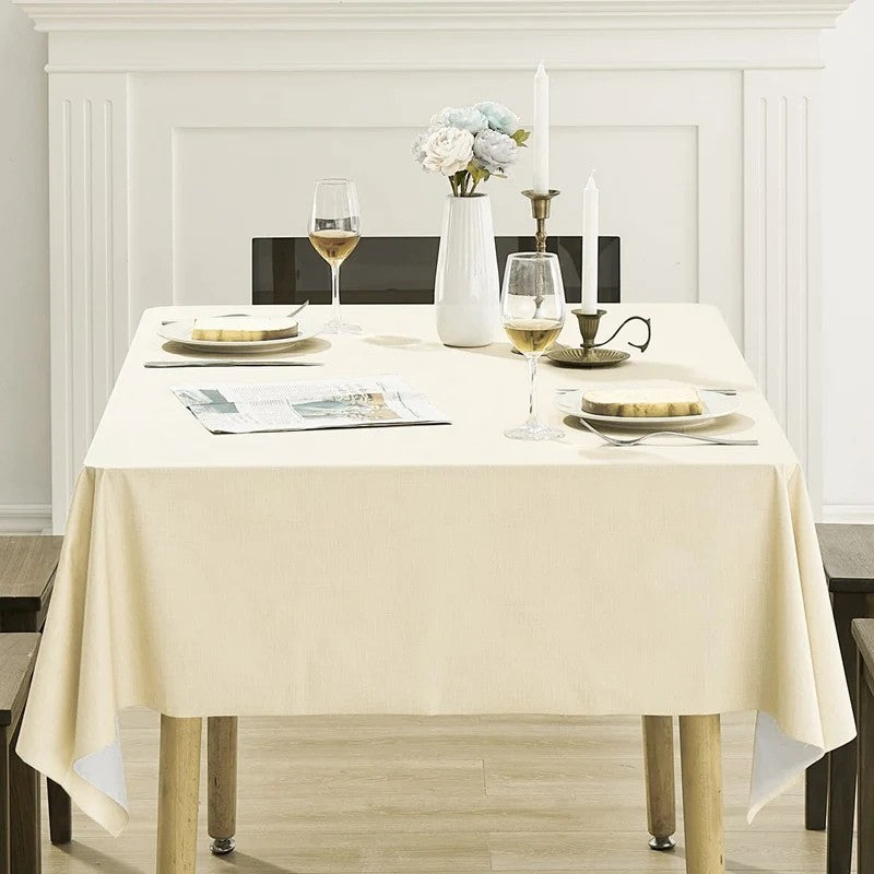 Rectangle PEVA Tablecloth Table Cloth Overlays Wedding Christmas Home Dining Table Decor 2024 Baby Shower Birthday Party Decor