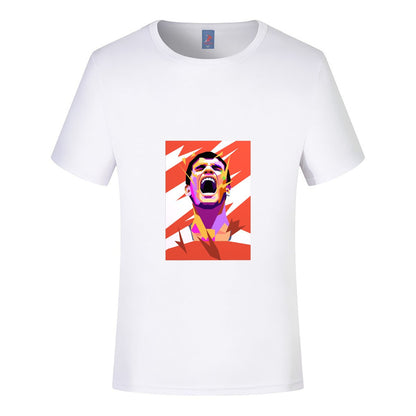 Carlos Alcaraz Cotton T-shirt Spanish Tennis Player Men Women Summer Fashion Printed Clothing Casual Streetwear Tops