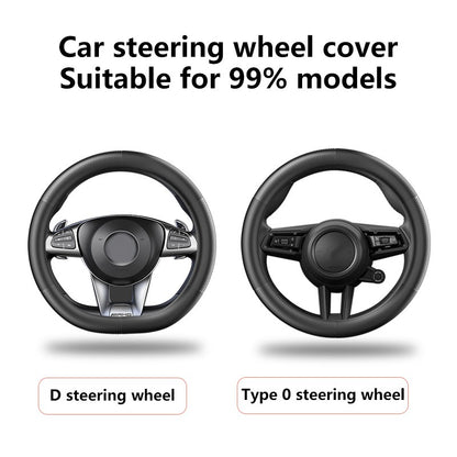 1PC automobile steering wheel cover without inner ring elastic liquid silicone four seasons universal tasteless handlebar cover