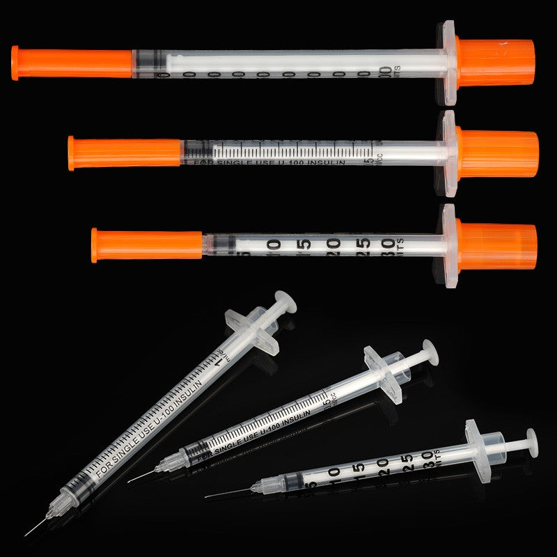 50/100Pcs Injetor Veterinário Descartável Aves Seringa Contínua Ajustável Agulha de Vacinação Gado Porco Vaca Pet