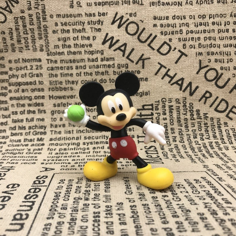 Disney Mickey Minnie Donald Duck Daisy Pluto Clarabelle Cow Cuckoo-Loca Action Figure Toys Anime Figure Doll Gifts For Children