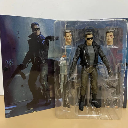 NECA Figure Terminator 2 Judgment Day T800 Sarah Connor T-800 Arnold Schwarzenegger Commando Action Figure Model Collectible Toy