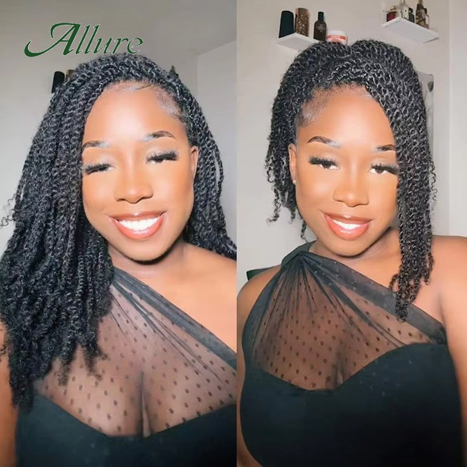 Cabelo Humano Afro Kinky Bulk QVR para Mini Twist, Tranças, Extensões de Dread Locs e Crochet, Cabelo Afro Kinky Cacheado Bulk para Dreadlocks 50g