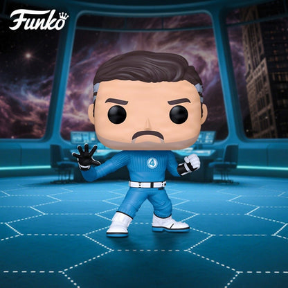 Mister Fantastic Action Figure Fantastic Four Series Anime Doctor Doom Invisible Woman Thing Model Doll Limited Edition Toy Gift