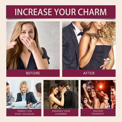 Roxelis Women Ball Perfume Natural Fresh Scent Elegant Charming Lasting Fragrant Ball Design Portable Perfume Skin-Friendly