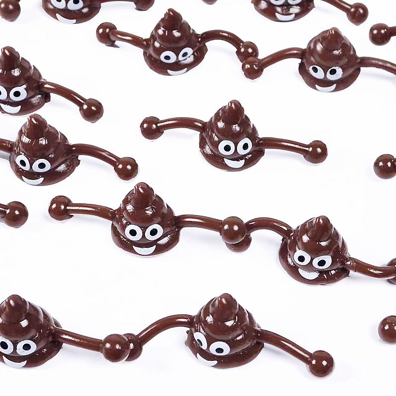 Set of 8 Fun Shooting Poo Game Toys Kids Birthday Party Gifts Baby Shower Pinata Stuffers Children's Day Carnival Party Favors