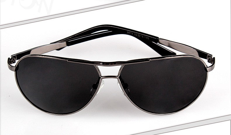 Classic Polarized Pilot Sunglasses For Male Driving Black Sun Glasses Men's Vintage Eyewear Gafas De Sol 8955