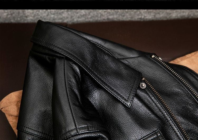 New Classic Motorcycle Men's Leather Jacket PU Leather Coat Men Windbreak Biker Leather Jacket Men Autumn Winter Outerwear 3XL