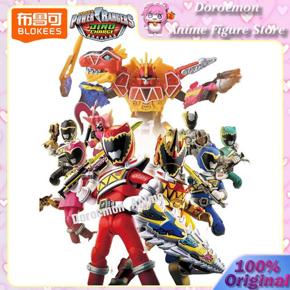 Em estoque Bloco original Power Rangers Dino Charge Super Sentai Zyuden Kyoryuger Coleção de Figuras de Montar