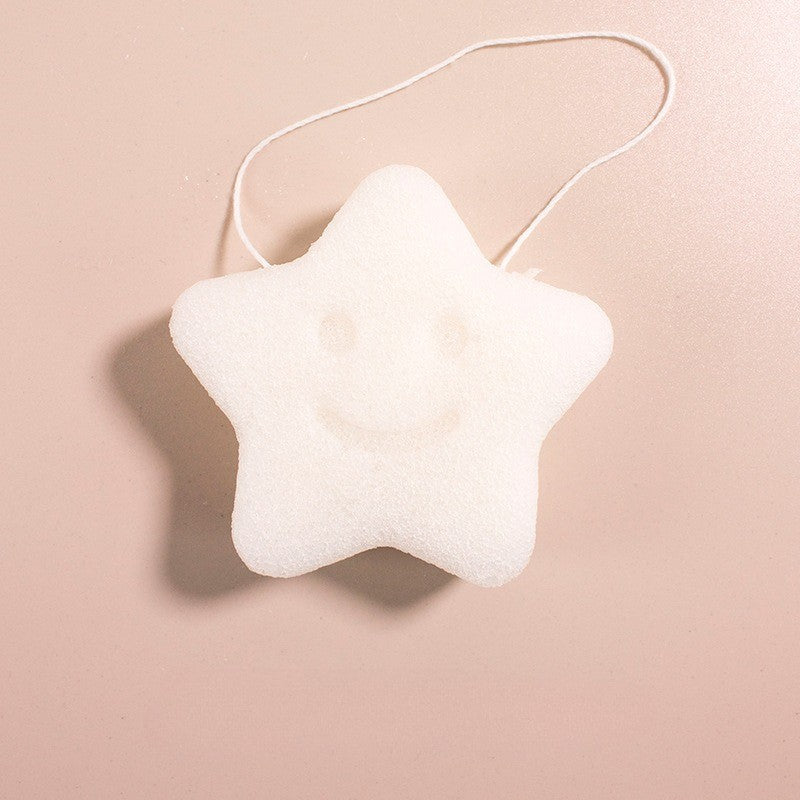 1pc Cute Baby Shower Sponge Cleanser Brush Konjac Harmless Shower Sponge for Face Washing Body Care Bath Rubbing Sponge BathTool