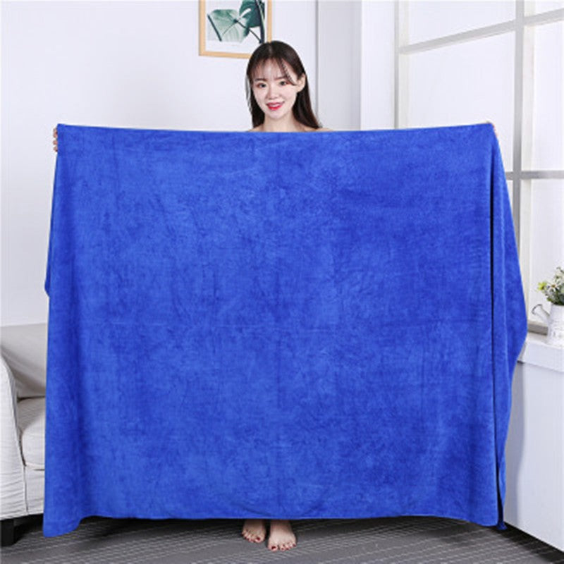 100X200cmMicrofiber Bath Towel ,  Extra Absorbent, Fast Drying, Multipurpose for Swimming, Fitness, Sports, Yoga, Grey