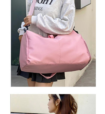 2025 New Women's Waterproof Yoga Mat Bag Fitness Pilates Portable Shoulder Bag with Shoe Compartment Dry and Wet Storage Bag