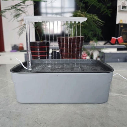 Banhadeira Elétrica para Pássaros 4X7B com Alimentação USB, Bacia de Banho para Papagaios, Para Cuidados de Aves em Casa com Controle Fácil do Fluxo de Água