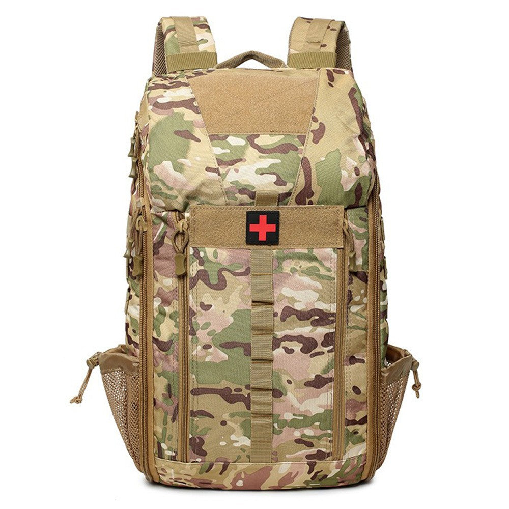 Tactical Outdoor Medical Backpack Large Capacity Camping Mountaineering Backpack Emergency Bag Multi-functional Storage Bag