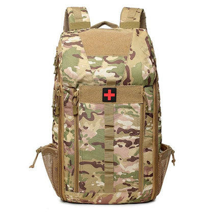 Tactical Outdoor Medical Backpack Large Capacity Camping Mountaineering Backpack Emergency Bag Multi-functional Storage Bag