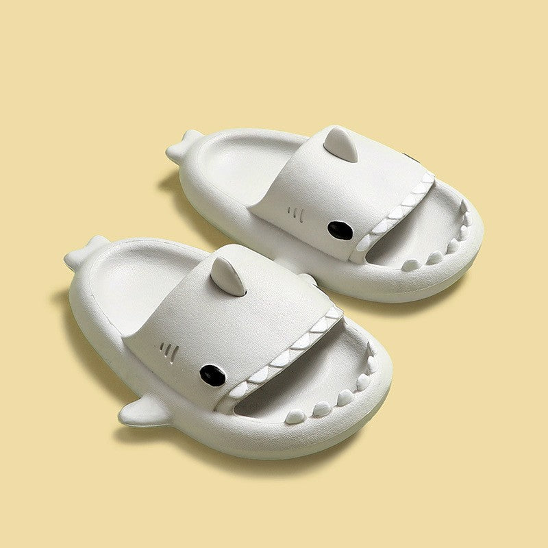 Children Slippers Cartoon Shark Sandals Summer Boys Girls Baby Kids Shoes Soft Sole Anti-Slip