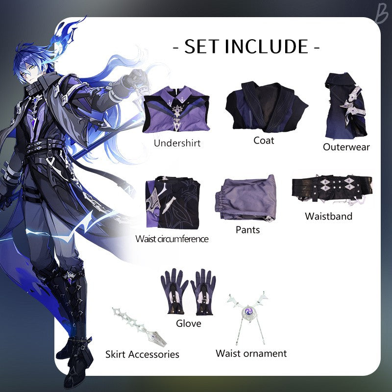 Genshin Impact Flins Cosplay Costume Carnival Anime Halloween Costumes Masquerade Women