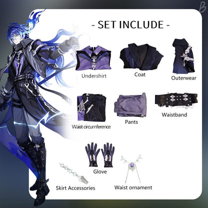 Genshin Impact Flins Cosplay Costume Carnival Anime Halloween Costumes Masquerade Women