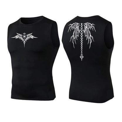 Ionic Shaping Vest For Men Ice-Silk Slimming Vest Body Shaper Compression Shirts Tank Top Tummy Control Sleeveles Fitness Shirts