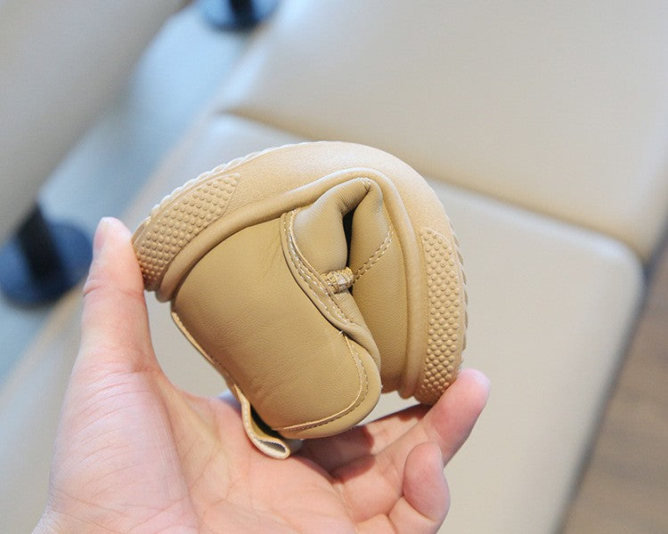 Autumn Winter Baby Boys Girls Snow Boots Children Outdoor Plush Shoes Anti-Slippery Infant Casual Shoes Waterproof Kids Boots