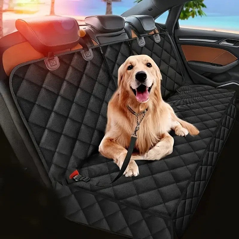 Capa de Assento de Carro para Cachorro Impermeável Transportador de Pet para Viagem Rede para Cães Pequenos Médios Grandes Tapete de Segurança para Banco Traseiro do Carro