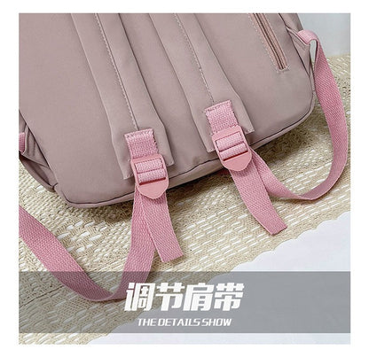 Mochila Feminina Fofa Desenho Animado Moda Adolescente Estudante Mochila Escolar Adorável Bolsa Feminina Mochila Escolar Versátil para Meninas