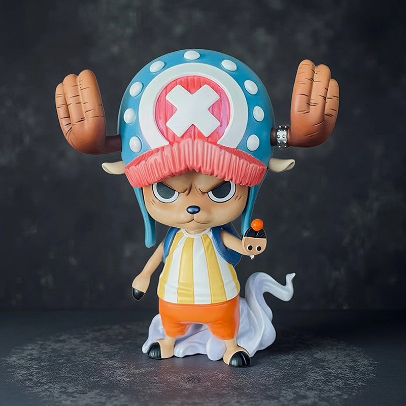 ONE PIECE Mais Vendido 10cm Anime Figuras Tony Tony Chopper Figura Estátua de PVC Fofa Coleção Modelo Presentes de Aniversário Presente de Brinquedo Personalizado