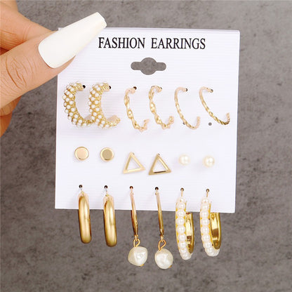 Brincos Grandes de Coração Dourado e Prateado YOBEST para Mulheres, Conjunto de Brincos Borboleta Pendurados, Presentes de Joias Femininas, Nova Moda, 2025