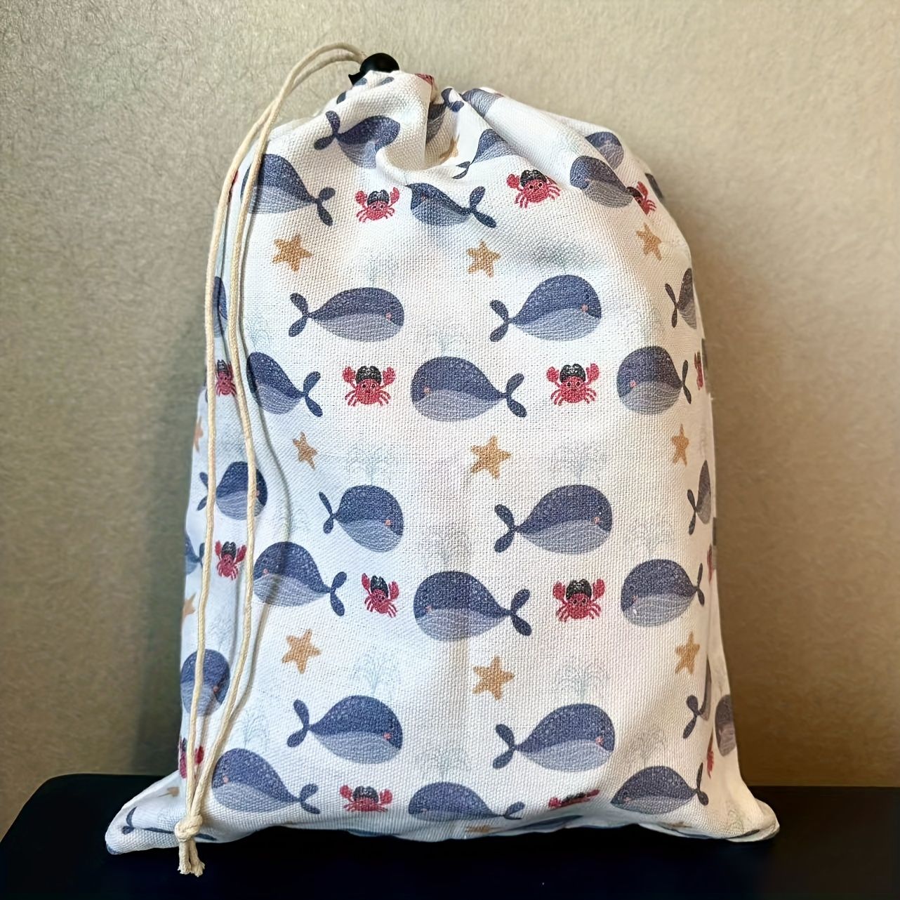 1 piece of single-drawstring pouch: portable travel storage bag