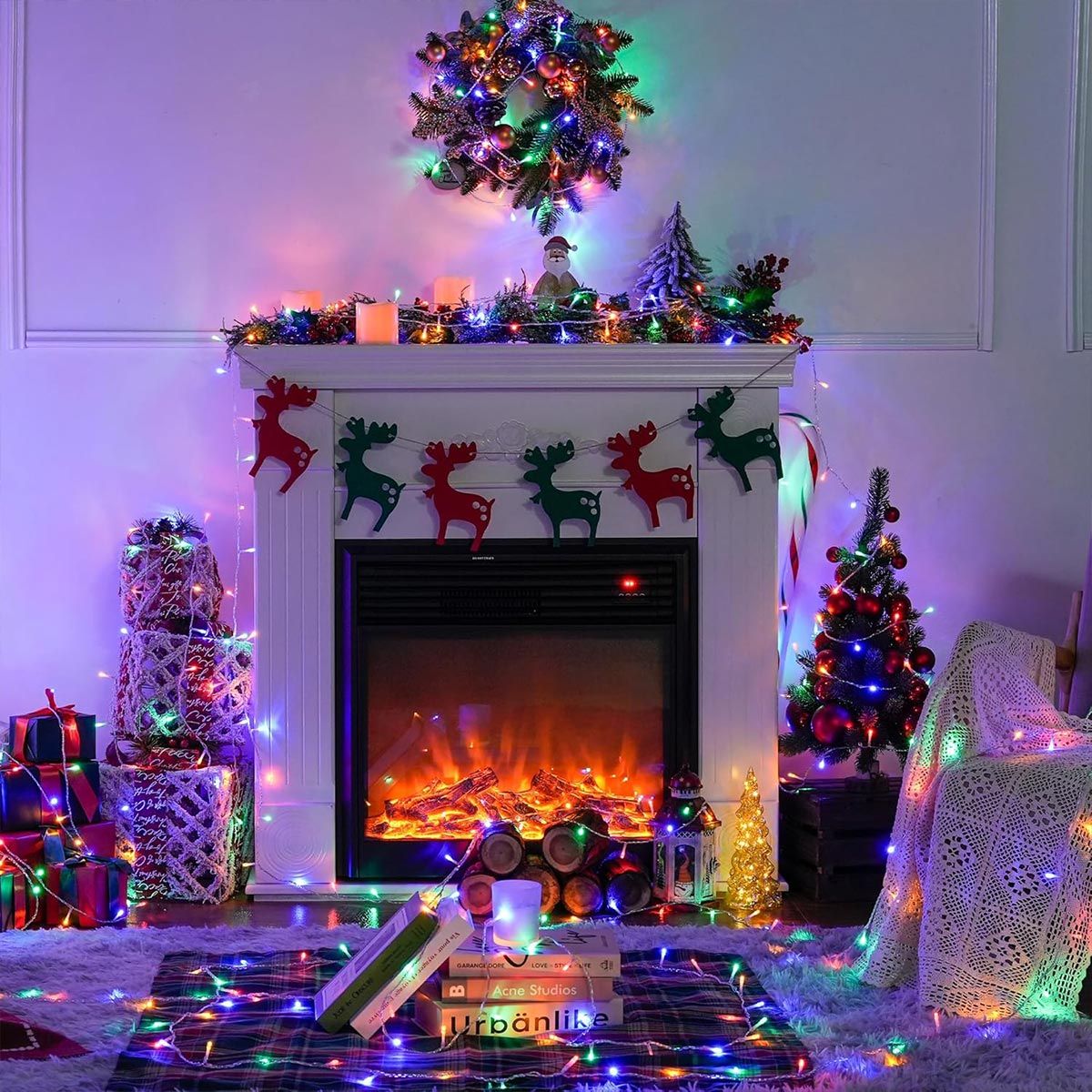 LED Christmas Lights 5/10/20M 220V Waterproof Fairy Lights Outdoor Garden Tree Home Halloween Party Holiday Decoration Lighting