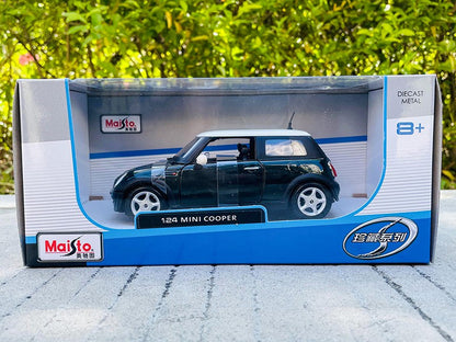 Maisto 1:24 BMW MINI Countryman verde liga super carro de brinquedo simulação liga modelo de carro artesanato decoração coleção brinquedo ferramentas presente