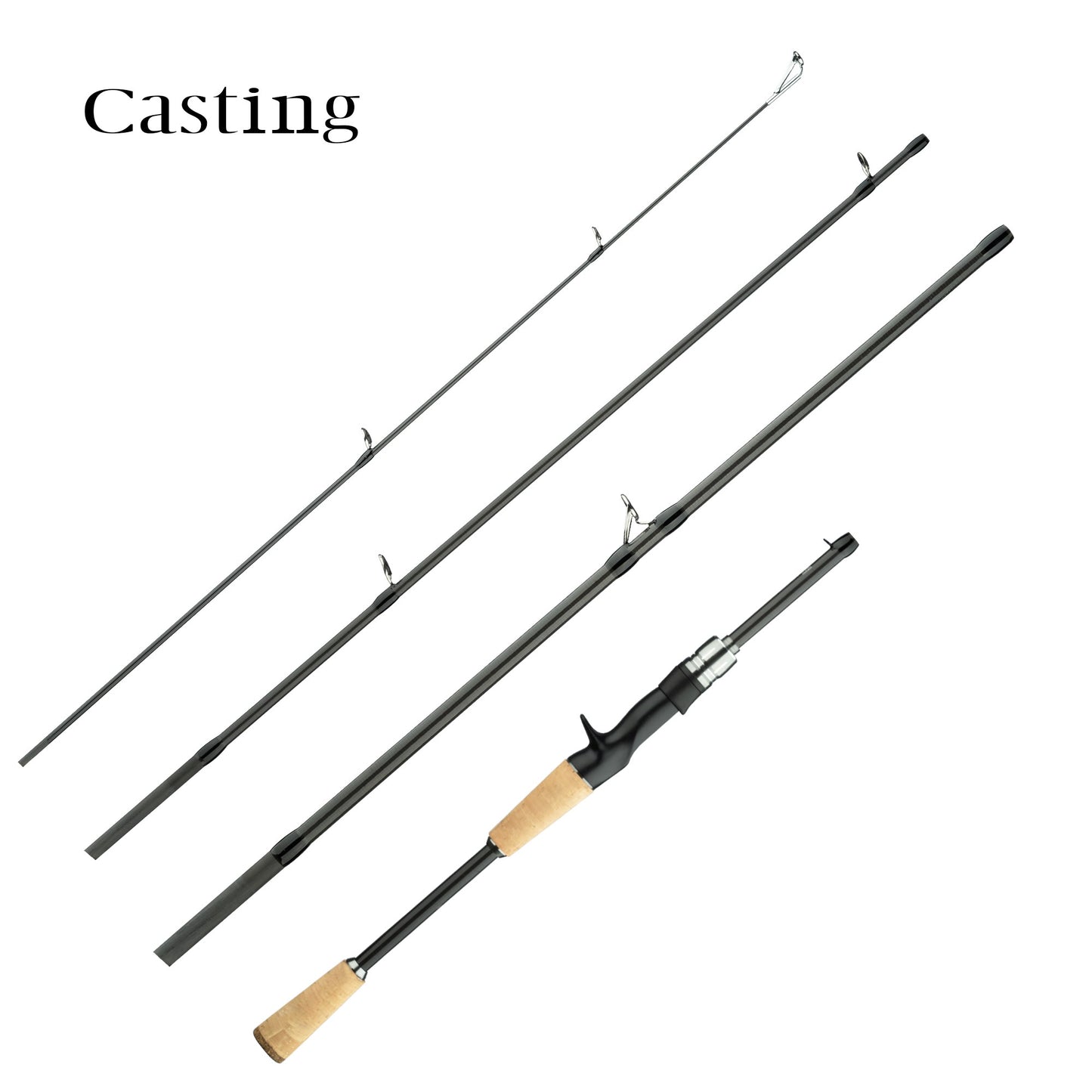 Varas de Pesca Phishger Traveller Spinning Casting Carbon Baitcasting Peso 5-35gM Isca Ultraleve Rápida Truta Mini Artigos Para Vara