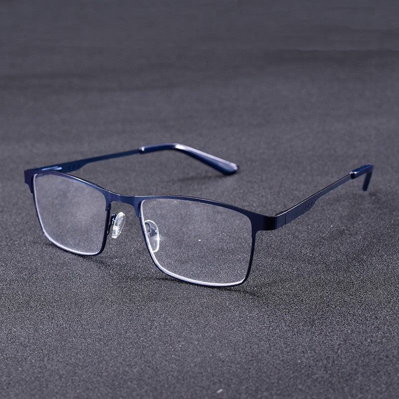 High Quality Stainless steel Reading Glasses Men Women Fashion Presbyopic Eyeglasses Business Hyperopia Anti Blue Light Eyewear1