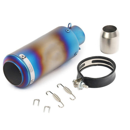 motorcycle exhaust inox muffler carbon fiber exhaust Universal 51/60mm with DB Killer for z900 R3 R25 MT07 MT09 R1 Z400 Z650