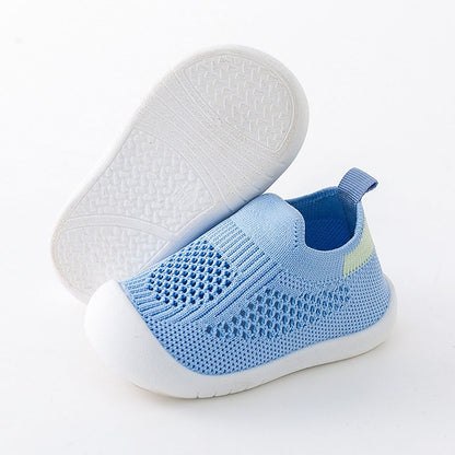2024 Kids Shoes Casual Breathable Infant Baby Children Girls Boys Mesh Sneakers Soft Bottom Comfortable Non-Slip
