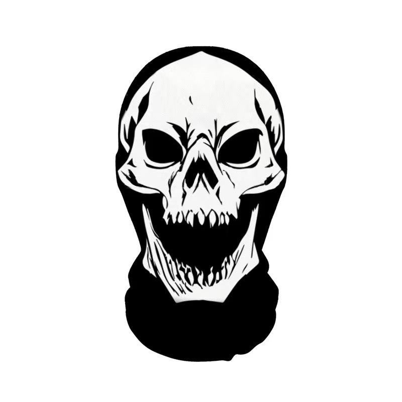 1-Piece 3D Horror Skull Breathable Sun-Proof Headgear Mask, Washable, Prank & Gag Mask