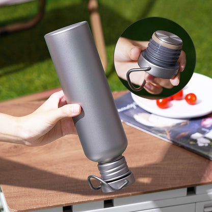 500ml 600ml 750ml Titanium Water Bottle Outdoor Camping Supplies Tourism Sports Cycling Hiking Camping Water Bottle
