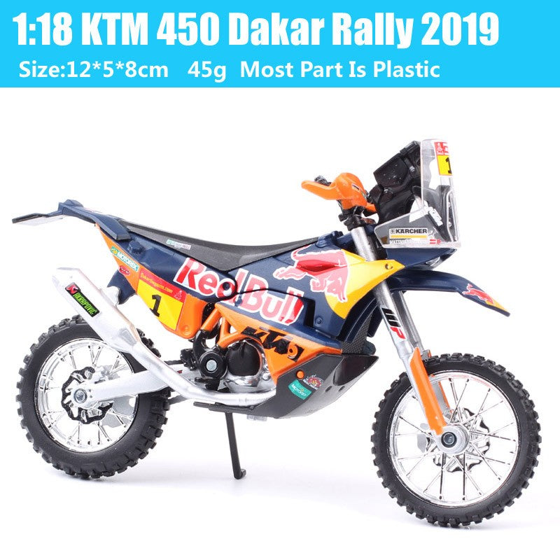Modelo de motocicleta Maisto KTM 450 SX SXF EXC Racing RC 8C RC390 690 SMC R 640 Duke II Rally de escala 1/18 Diecast Veículos de Moto de Trilha