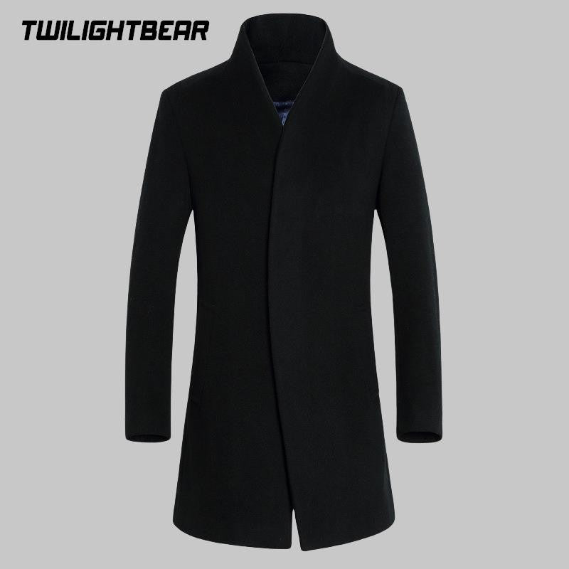Oversized Men's Wool Overcoat 5XL High Quality Business Casual Winter Jacket Coat Men Clothing Woolen Coats A2F6009