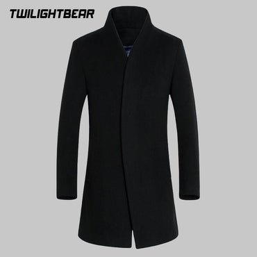 Oversized Men's Wool Overcoat 5XL High Quality Business Casual Winter Jacket Coat Men Clothing Woolen Coats A2F6009