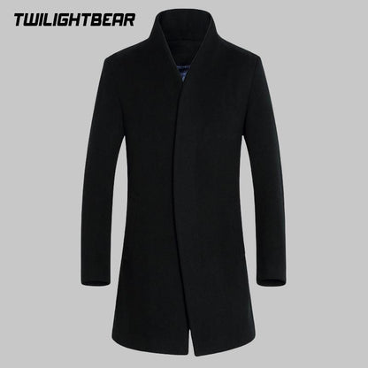 Oversized Men's Wool Overcoat 5XL High Quality Business Casual Winter Jacket Coat Men Clothing Woolen Coats A2F6009