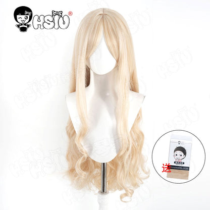 Yurizono Seia Cosplay Clothing Wig Fiber synthetic wig?HSIU ?Full Costume Skirt Set Yellow Long Wig Game Blue Archive cosplay