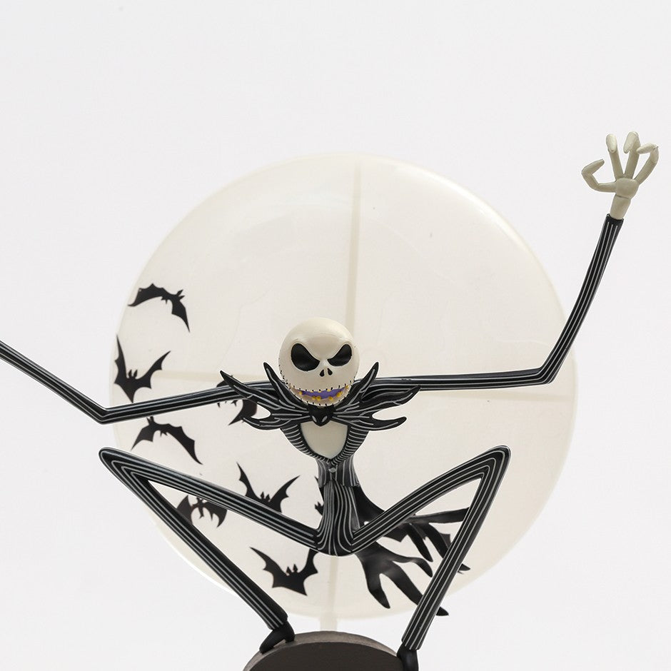 Luminoso Jack Skellington O Estranho Mundo de Jack PVC Figura Coleção Modelo Brinquedo Presente de Natal