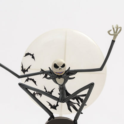 Luminoso Jack Skellington O Estranho Mundo de Jack PVC Figura Coleção Modelo Brinquedo Presente de Natal
