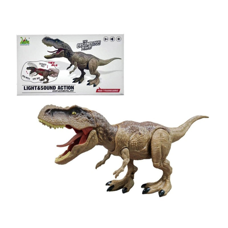 Novo Modelo Realista de Dinossauro Período Jurássico Elétrico Andando Efeito Sonoro Luz Rugindo Tiranossauro Presentes de Dinossauro para Meninos