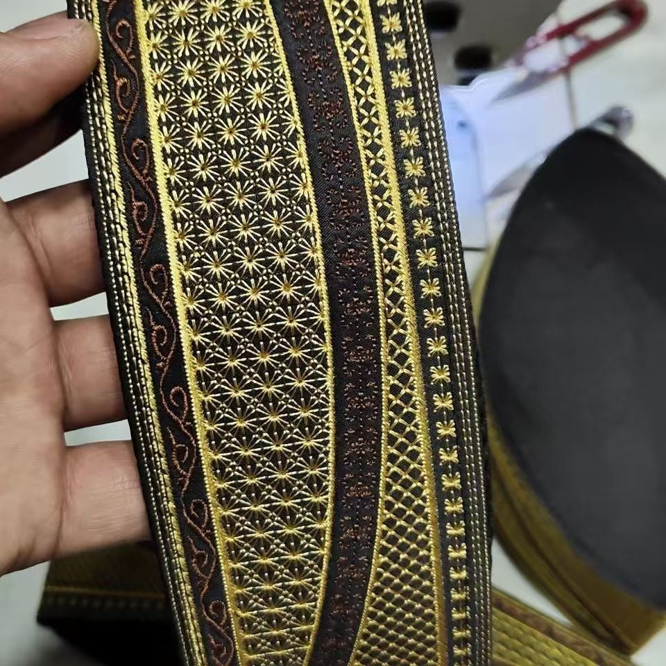 New Arrival Muslim Boat Hats for Women Men Gold Caps Embroidery Arabic Eid Prayer Evening Party Elegant Hijab Headwraps Hat