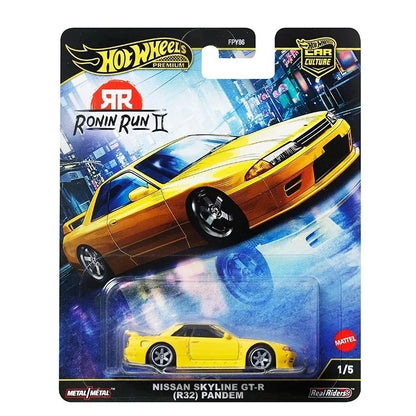 Hot Wheels Premium 2025 FPY86 Ronin Run 2, Japan Historics 5 Car Culture, Modelo Diecast Escala 1:64, Brinquedos Colecionáveis de Presente para Crianças