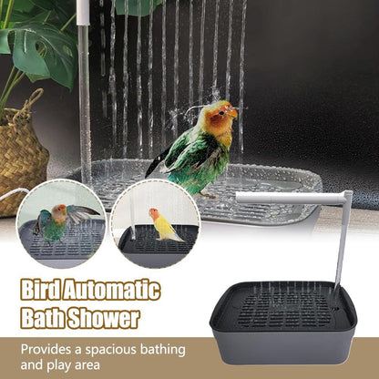 Bacia de Banho Elétrica USB Totalmente Automática para Papagaios, Fonte de Água Circulante Silenciosa Aquecível, Equipamento de Recreação para Pássaros