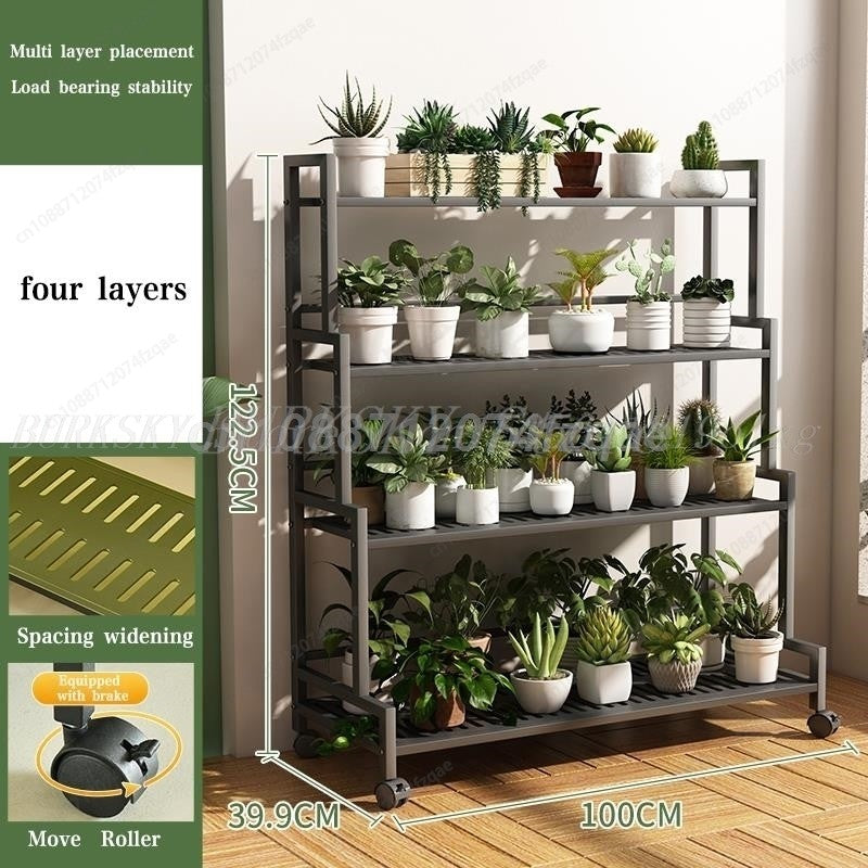 Plant Stand Flower Rack 3 Or 4 Tier Flower Pot Shelf Storage Organizer Display Rack For Indoor Garden Balcony Floor Stand